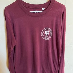NWT Texas A&M LS Tee